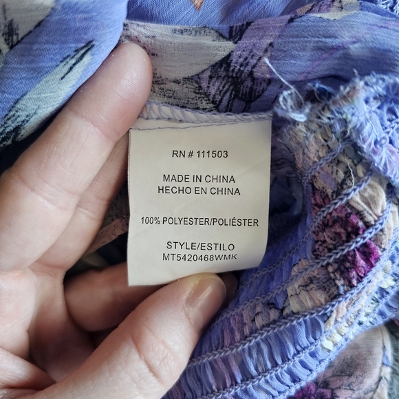 June & Hudson Floral Blouse - Picture 6 of 6